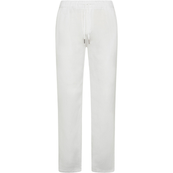 Abbigliamento Uomo Pantaloni Sun68 BEACH pantalone uomo S34125 31 LONG PANT LINEN BEACH Bianco