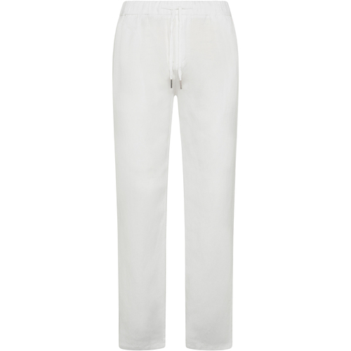 Abbigliamento Uomo Pantaloni Sun68 BEACH pantalone uomo S34125 31 LONG PANT LINEN BEACH Bianco