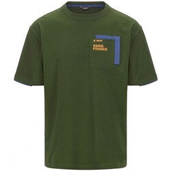 Abbigliamento Uomo T-shirt & Polo K-Way T-Shirt Fantome Contrast Pockets Verde Verde