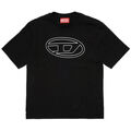 Image of T-shirt Diesel T-shirt con logo Oval D J017880BEAF