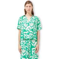 Abbigliamento Donna Top / Blusa Compania Fantastica COMPAÑIA FANTÁSTICA Shirt 43008 - Flowers Verde