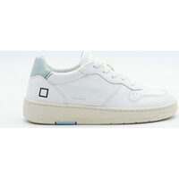 Scarpe Donna Sneakers Date W381-CR-MN-WKBIANCO-VERDE ACQUA Bianco