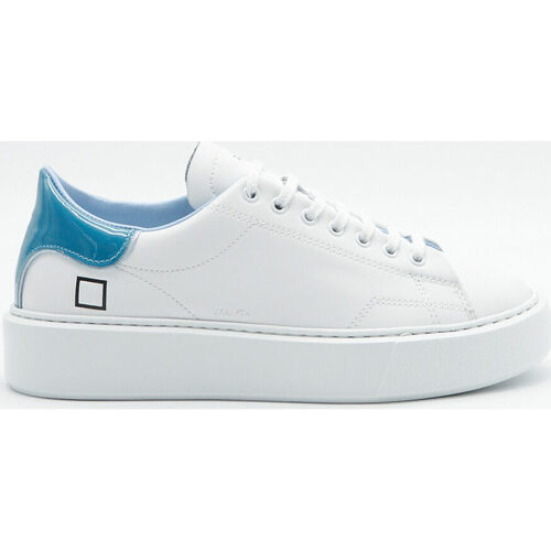 Scarpe Donna Sneakers Date W381-SF-PA-WKBIANCO-AZZURRO Bianco