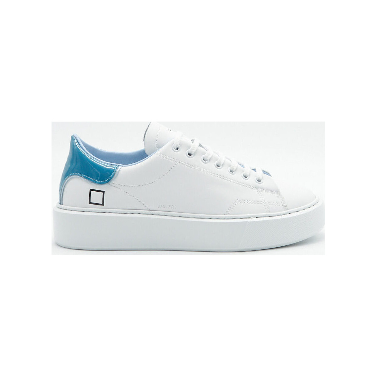 Scarpe Donna Sneakers Date W381-SF-PA-WKBIANCO-AZZURRO Bianco