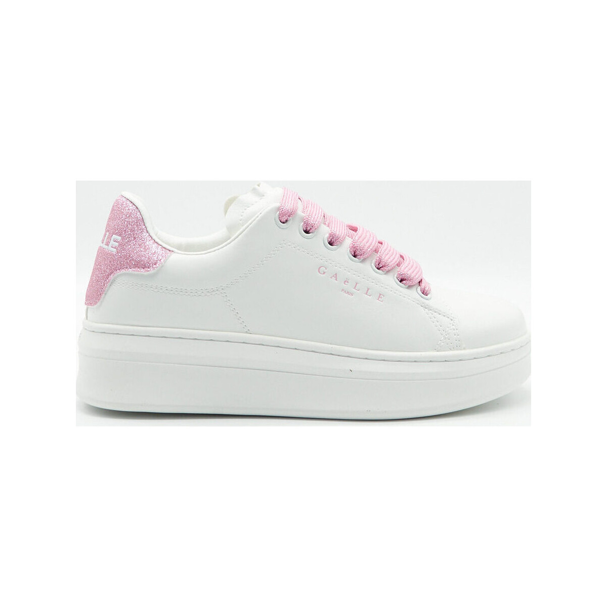 Scarpe Donna Sneakers GaËlle Paris GBCGP2959 6BIANCO-ROSA Bianco