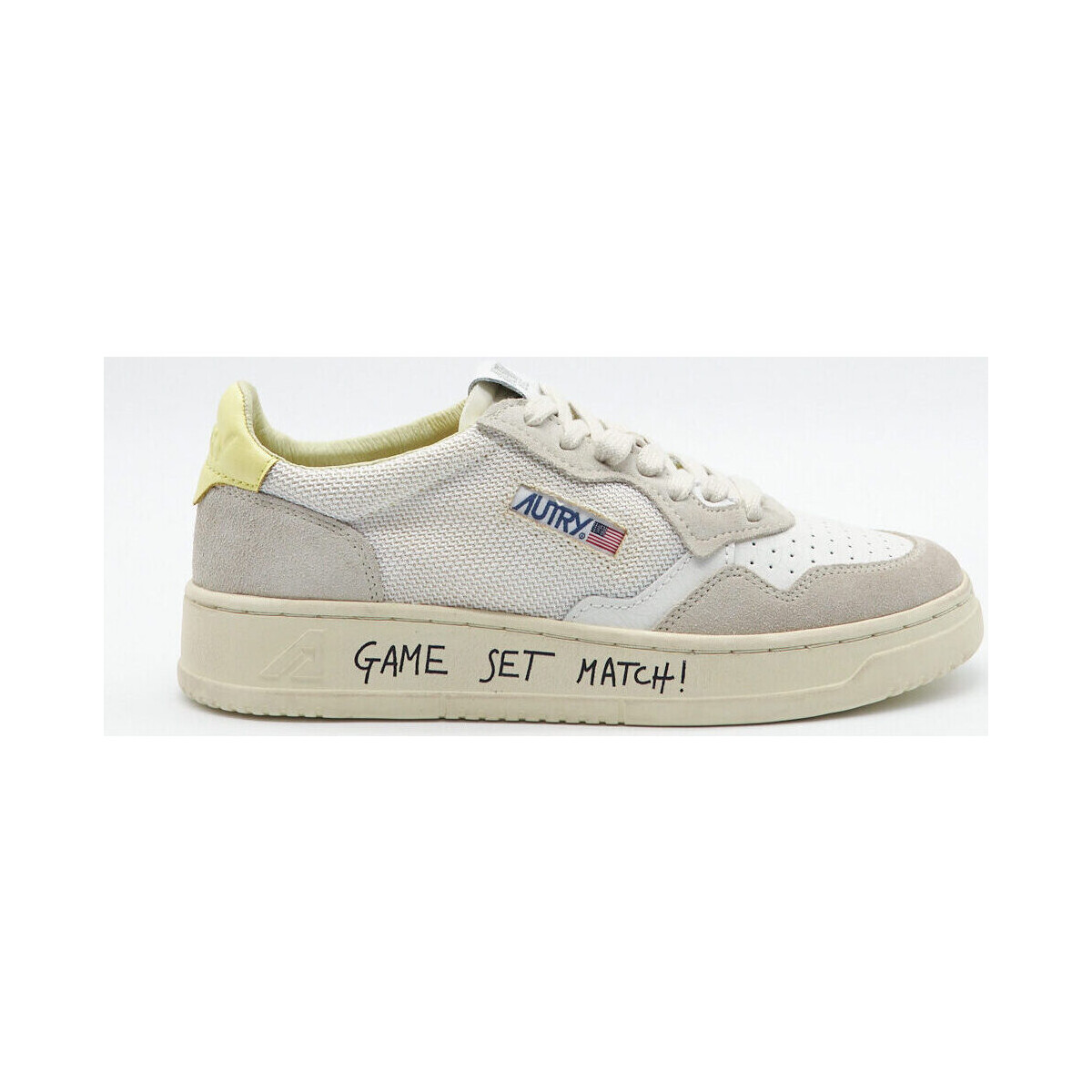 Scarpe Donna Sneakers Autry AULM DW05BIANCO-BEIGE Bianco