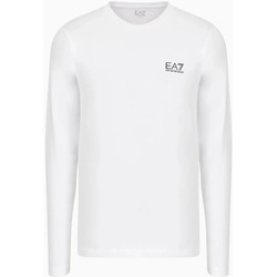 Abbigliamento Uomo T-shirt & Polo Ea7 Emporio Armani T-shirt a maniche lunghe EA7 8NPT55 PJM5Z Uomo Bianco