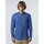 Abbigliamento Uomo Camicie maniche lunghe North Sails camicia blu alla coreana Blu