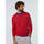 Abbigliamento Uomo T-shirts a maniche lunghe North Sails maglia rossa in cotone organico Rosso