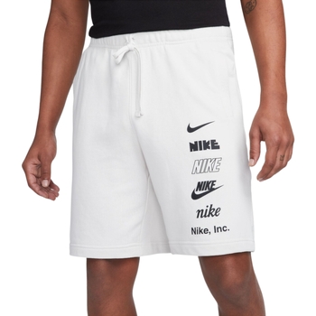 Abbigliamento Uomo Shorts / Bermuda Nike Club Logo Bianco