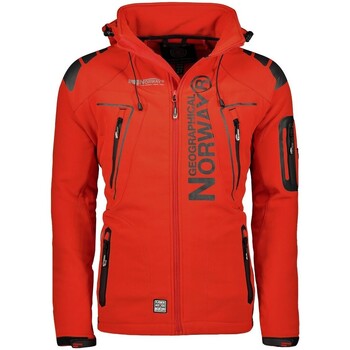 Abbigliamento Uomo giacca a vento Geographical Norway Tecno Rosso