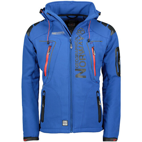 Abbigliamento Uomo giacca a vento Geographical Norway Tecno Blu