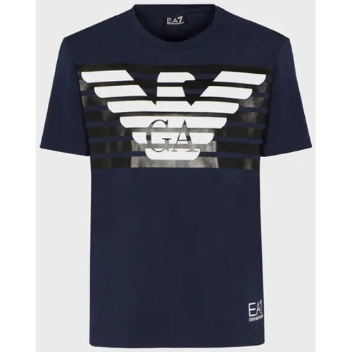 Abbigliamento Uomo T-shirt & Polo Ea7 Emporio Armani 3LPT60 Blu