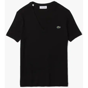 Abbigliamento Donna T-shirt & Polo Lacoste TF5457 Nero