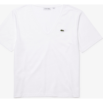 Abbigliamento Donna T-shirt & Polo Lacoste TF8392 Bianco