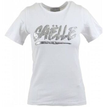 Abbigliamento Donna T-shirt maniche corte GaËlle Paris 11041 Bianco