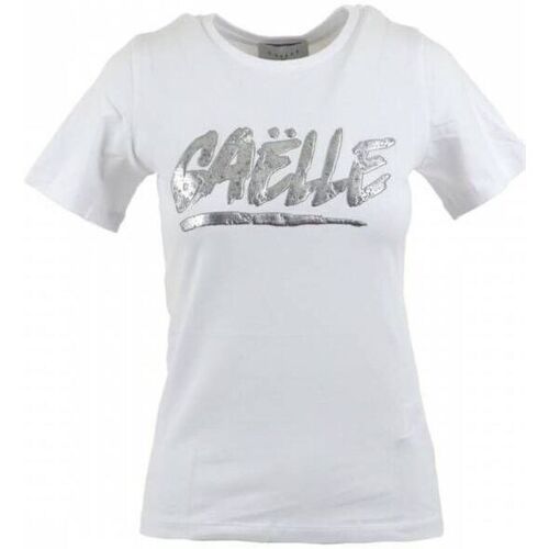 Abbigliamento Donna T-shirt maniche corte GaËlle Paris 11041 Bianco