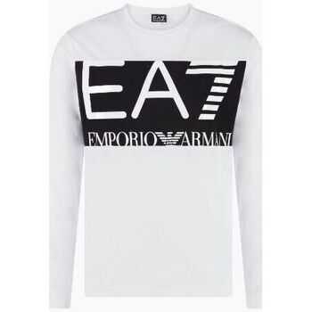 Abbigliamento Uomo T-shirts a maniche lunghe Ea7 Emporio Armani 6LPT25 Bianco