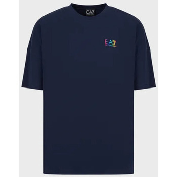 Abbigliamento Uomo T-shirt maniche corte Ea7 Emporio Armani 3RPT12 Blu