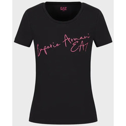 Abbigliamento Donna T-shirt & Polo Ea7 Emporio Armani 3RTT23 Nero