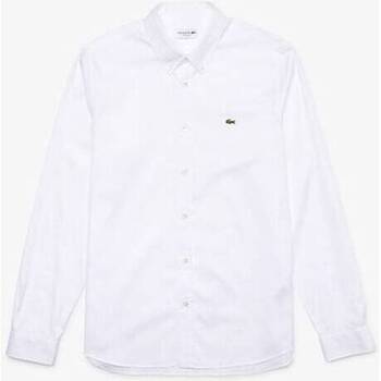Abbigliamento Uomo Camicie maniche lunghe Lacoste CH2933 Bianco