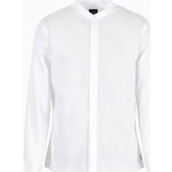 Abbigliamento Uomo Camicie maniche lunghe EAX 3DZC19 Bianco