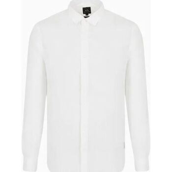 Abbigliamento Uomo Camicie maniche lunghe EAX 8NZC50 Bianco