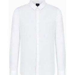 Abbigliamento Uomo Camicie maniche lunghe EAX 8NZC31 Bianco
