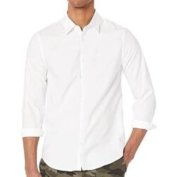 Abbigliamento Uomo Camicie maniche lunghe EAX 8NZCGB Bianco