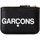 Borse Portafogli Comme Des Garcons Bustina Comme Des Garçons Wallet Huge Logo in pelle nera Altri