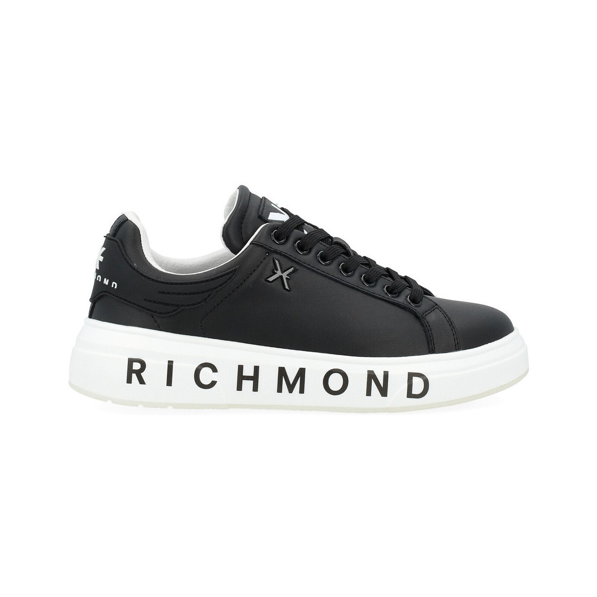 Scarpe Sneakers Richmond Sneaker  X 22204 in pelle nera Altri