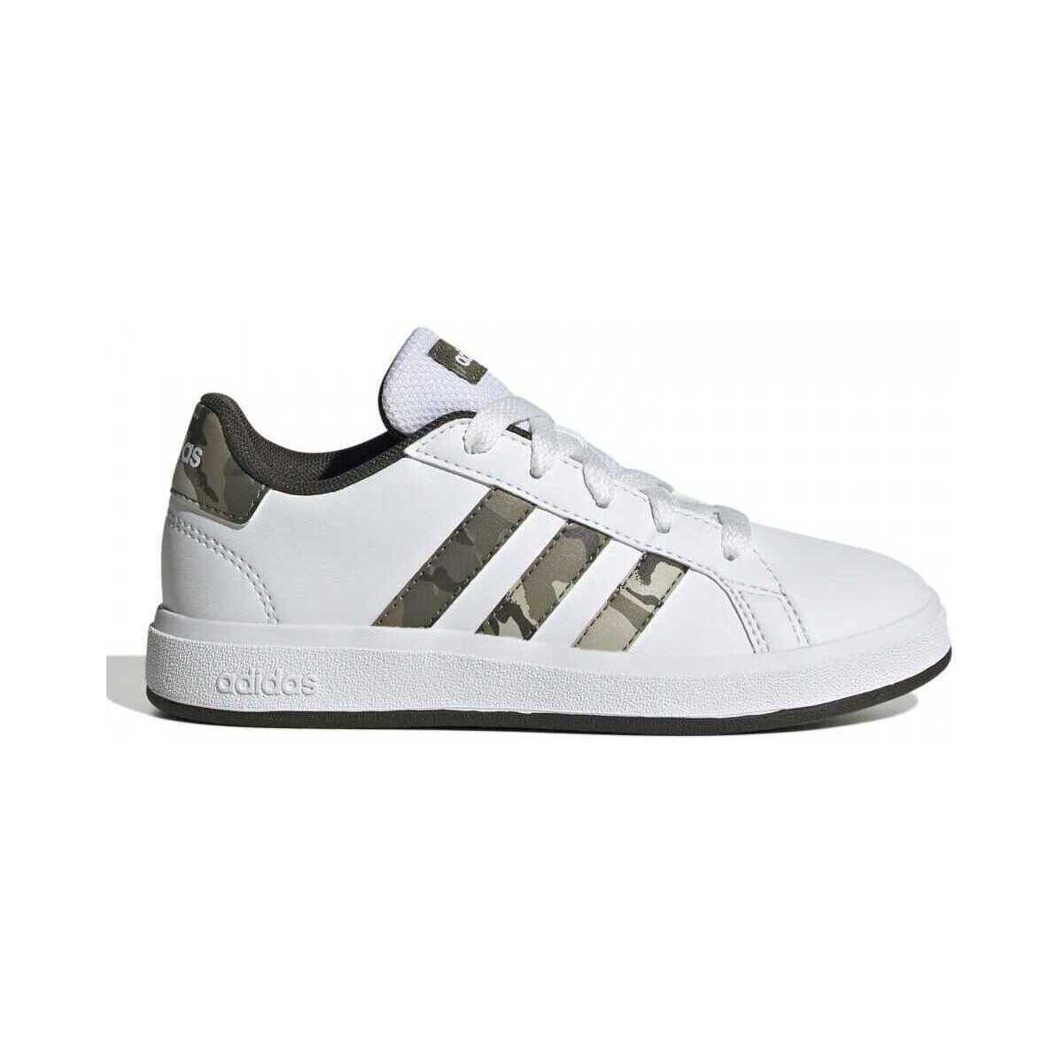 Scarpe Unisex bambino Sneakers adidas Originals Grand court 2.0 k Bianco