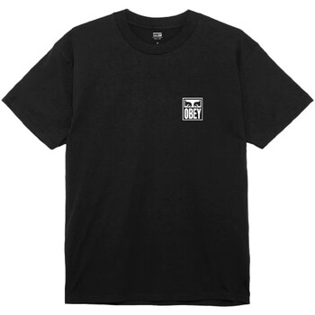 Abbigliamento Uomo T-shirt maniche corte Obey 165262142 Nero