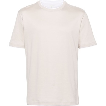 Abbigliamento Uomo T-shirt maniche corte Eleventy T-SHIRT GIROCOLLO Beige