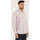 Abbigliamento Uomo Camicie maniche lunghe Xacus active shirt righe rosa Rosa
