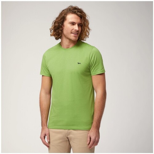 Abbigliamento Uomo T-shirt & Polo Harmont & Blaine - T/SHIRT BASIC COTONE Verde
