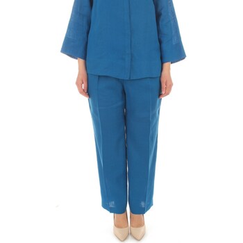 Abbigliamento Donna Pantaloni 5 tasche Elena Miro' P043P000074N Blu