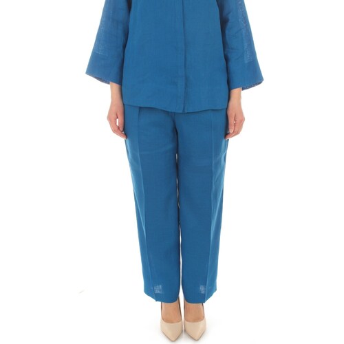 Abbigliamento Donna Pantaloni 5 tasche Elena Miro' P043P000074N Blu
