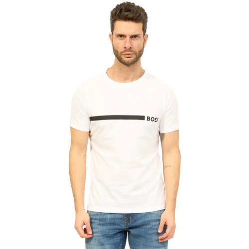 Abbigliamento Uomo T-shirt maniche corte BOSS line Bianco