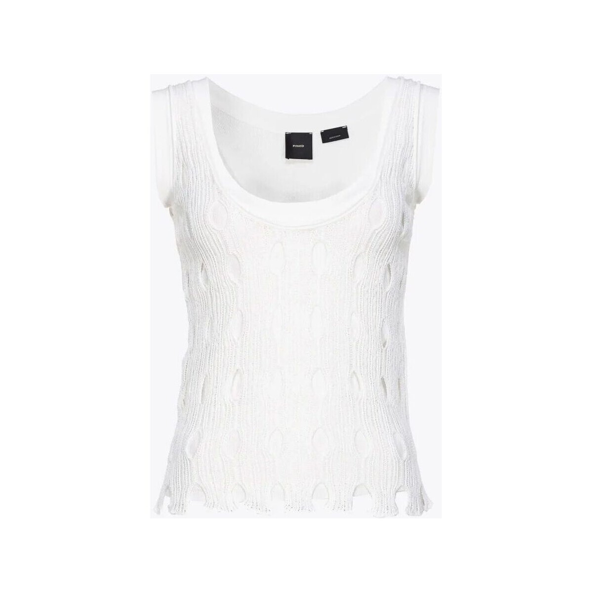 Abbigliamento Donna Top / T-shirt senza maniche Pinko RAMBO 103468 A1UN-Z04 Bianco