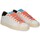 Scarpe Uomo Sneakers P448 BJack-M white neon orange Bianco