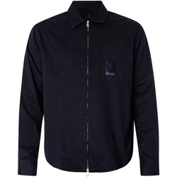 Abbigliamento Uomo Giacche sportive EAX Camicia con tasca sul petto Blu