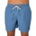 Abbigliamento Uomo Costume / Bermuda da spiaggia Barbour Pantaloncini da bagno con logo Staple Blu