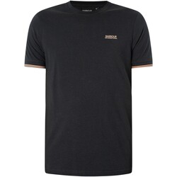 Abbigliamento Uomo T-shirt maniche corte Barbour T-shirt con polsini con riga Philip Verde