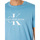 Abbigliamento Uomo T-shirt maniche corte Calvin Klein Jeans T-shirt con contorno interrotto Blu