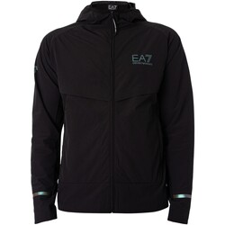 Abbigliamento Uomo Giacche sportive Emporio Armani EA7 Giacca leggera con logo Nero