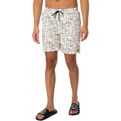 Abbigliamento Uomo Costume / Bermuda da spiaggia Ellesse Pantaloncini da bagno Darrall Bianco
