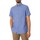 Abbigliamento Uomo Camicie maniche corte Gant Camicia a maniche corte in cotone e lino regolare Blu