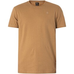 Abbigliamento Uomo T-shirt maniche corte G-Star Raw Maglietta di base Beige