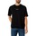 Abbigliamento Uomo T-shirt maniche corte G-Star Raw T-shirt squadrata sul petto centrale Nero